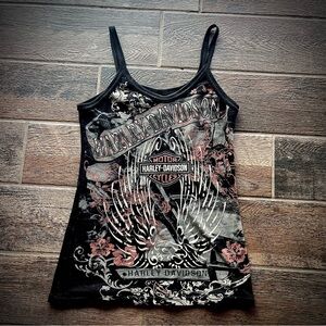 Harley-Davidson Eagle graphic black tank top Hot Rod Muskegon, Mi M